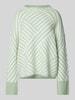 Someday Strickpullover mit Stehkragen und Mohair-Anteil Modell 'Tonica' Mint