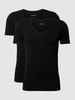 MCNEAL T-Shirt mit V-Ausschnitt Black