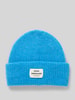 MADS NØRGAARD Beanie van scheerwolmix, model 'Tosca Anju' Oceaanblauw