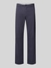 JACK & JONES Spodnie o kroju straight fit z mieszanki bawełny model 'Kane' Ciemnoniebieski