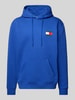 Tommy Jeans Hoodie mit Label-Print Modell 'ESSENTIAL' Royal