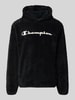 CHAMPION Hoodie van teddybont Zwart