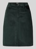 s.Oliver RED LABEL Uitlopende minirok in ribcordlook Donkergroen