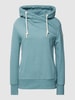 Ragwear Hoodie met steekzakken, model 'Happenn' Oceaanblauw gemêleerd