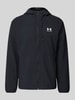 Under Armour Windbreaker mit Label-Print Black