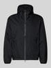 Emporio Armani Jacke mit Zweiwege-Reißverschluss Black