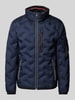 Tom Tailor Gewatteerd jack met opstaande kraag Marineblauw