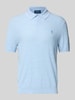 Polo Ralph Lauren Poloshirt met labelstitching, model 'JOHNNY' Lichtblauw