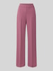 Rinascimento Straight Fit Stoffhose mit Bügelfalten Altrosa
