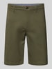 Tommy Hilfiger Regular Fit Shorts mit Strukturmuster Modell 'HARLEM' Khaki