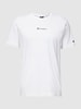 CHAMPION T-Shirt mit Label-Print Weiß