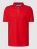 Fynch-Hatton Poloshirt mit Logo-Stitching Rot