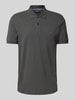 Christian Berg Men Poloshirt mit Label-Stitching Anthrazit