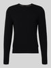 BOSS Regular Fit Strickpullover aus reinem Kaschmir Modell 'EMIGLIORE' Black