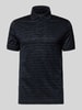 Emporio Armani Poloshirt mit kurzer Knopfleiste Marine