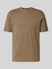Drykorn T-shirt met ronde hals, model 'RAPHAEL 10' Zand