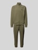 BOSS Green Regular fit sweatpak van katoenmix, model 'TRACKSUIT SET' Beige