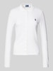 Polo Ralph Lauren Longsleeve mit Label-Stitching Weiss