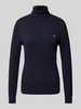 Gant Strickpullover mit Rollkragen Marine