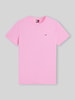 Tommy Jeans męski t-shirt o kroju regular fit z czystej bawełny Mocnoróżowy