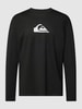 Quiksilver Longsleeve mit Label-Print Black