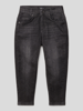 Blue Effect Loose Fit Jeans mit Label-Detail Schwarz