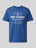 PME Legend T-Shirt mit Label-Print Blau