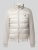 Antony Morato Jacke mit Label-Patch und Stehkragen Kitt
