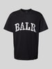 Balr. T-Shirt mit Logo und Rundhalsausschnitt Black