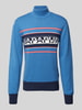 Napapijri Gebreide pullover met turtleneck, model 'SARDONA' Blauw