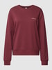 Calvin Klein Underwear Sweatshirt met labelstitching Bordeaux
