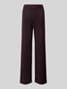 Vero Moda Wide leg gebreide broek met elastische band, model 'NALINA' Grafiet