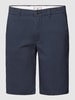 Jack & Jones Bermuda met Franse steekzakken, model 'DAVE' Donkerblauw