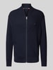 Tommy Hilfiger Regular fit gebreid jack met ritssluiting Marineblauw