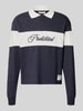 PROHIBITED Sweatshirt aus reiner Baumwolle Marine