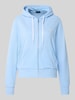 Polo Ralph Lauren Regular Fit Sweatjacke aus Baumwoll-Mix Hellblau