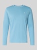 Marc O'Polo Shaped fit shirt met lange mouwen van puur katoen Aquablauw