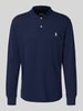 Polo Ralph Lauren Regular Fit Poloshirt mit Label-Stitching Marine