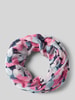 Tom Tailor Loop-Schal mit Allover-Print Pink