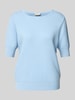 FREE/QUENT Gebreide pullover met 1/2-mouwen, model 'Dodo' Lichtblauw