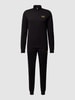 EA7 Emporio Armani Trainingsanzug mit Logo-Detail Black