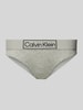 Calvin Klein Underwear Slip mit elastischem Logo-Bund Silber Melange