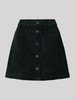 ONLY Eng anliegender Mini-Rock aus Baumwoll-Mix Modell 'AMAZING' Dunkelgruen
