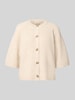 FREE/QUENT Strickjacke mit Knopfleiste Modell 'Astrid' Beige