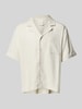 Calvin Klein Underwear Relaxed Fit Pyjama-Oberteil aus Leinen-Lyocell-Mix Beige