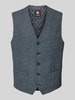 CG - Club of Gents Gilet met strookzakken, model 'Morley' Marineblauw