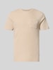 s.Oliver RED LABEL regular fit T-shirt van katoenmix Beige