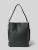 Marc O'Polo Hobo Bag aus genarbtem Rindsleder Black