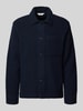 SELECTED HOMME Regular fit overhemdjack van puur biologische katoenmix, model 'REGFRED' Marineblauw