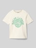 Polo Ralph Lauren Teens T-shirt met labelprint Offwhite